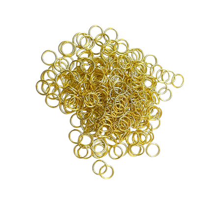 14k Gold plated 10mm jumprings (Pack of 50) - ClartStudios - Polymer clay Jewellery