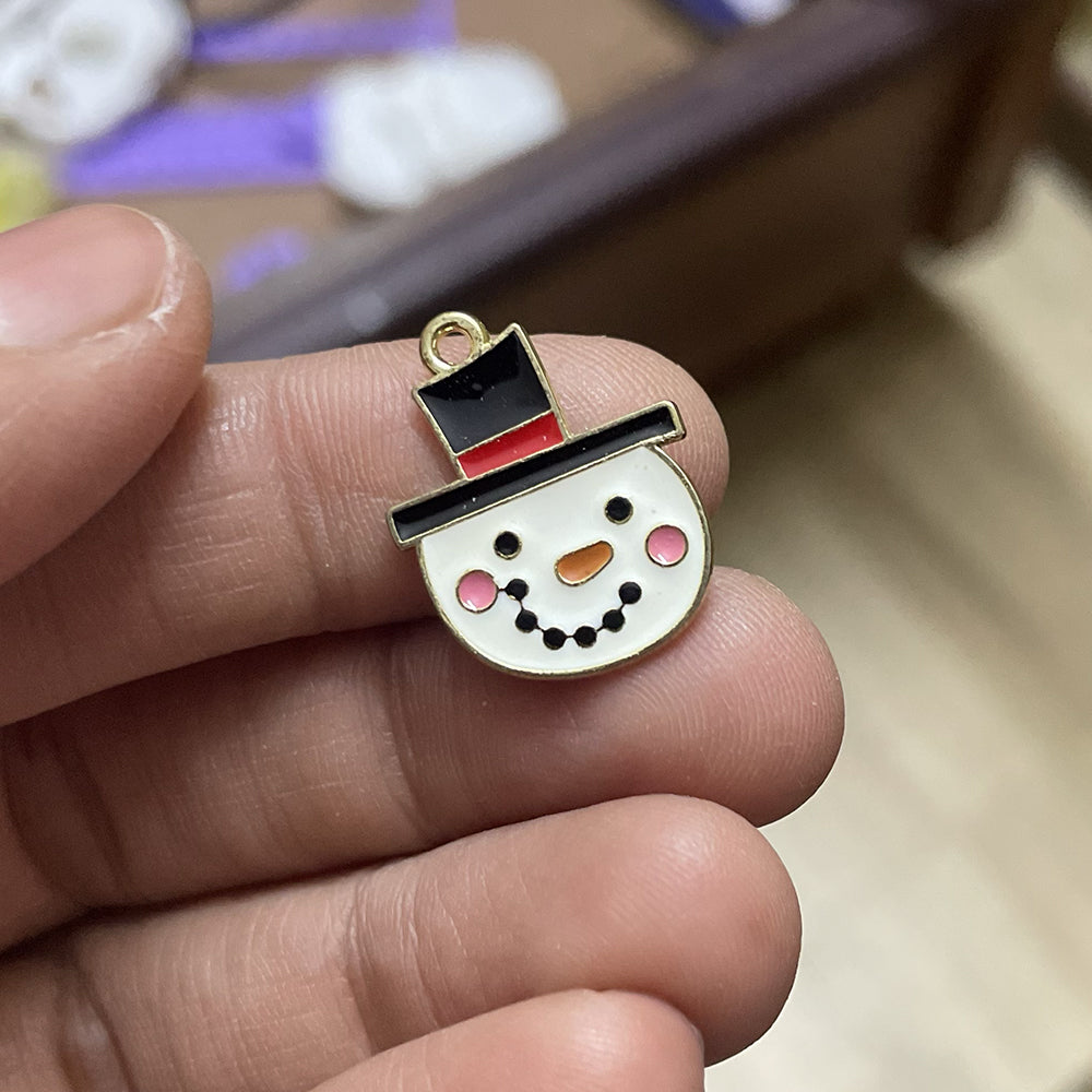 Snow Man - ClartStudios - Polymer clay Jewellery