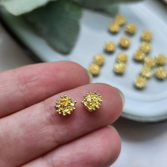 Alloy Gold Plated Flower Stamens - ClartStudios - Polymer clay Jewellery