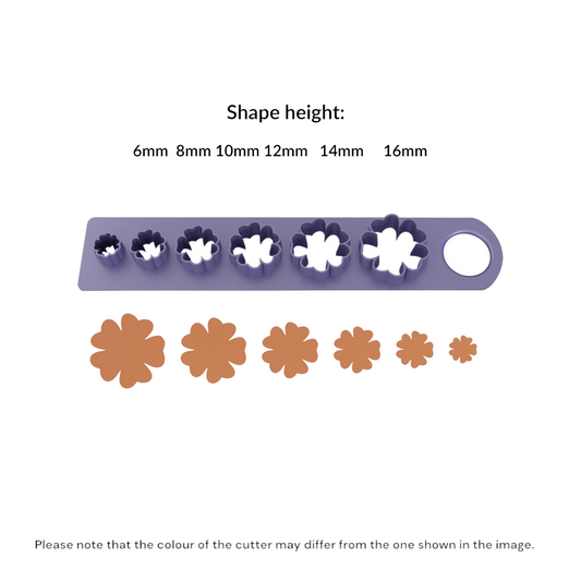 Flower - C006 - Strip Micro cutter for clay