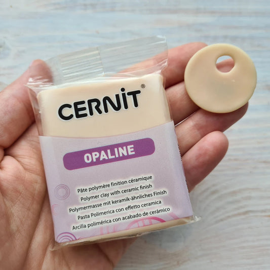 Cernit Opaline Flesh - 56gms - ClartStudios - Polymer clay Jewellery