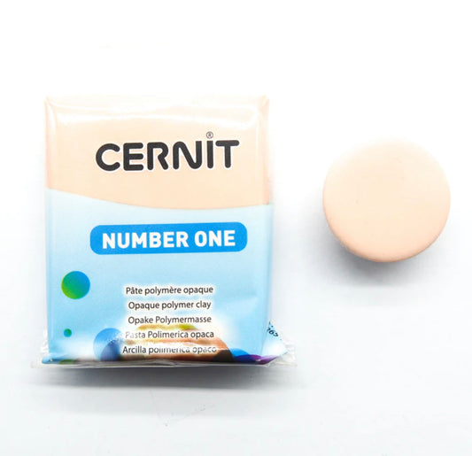 N029 - Cernit Number Rose Beige- 56gms - ClartStudios - Polymer clay Jewellery