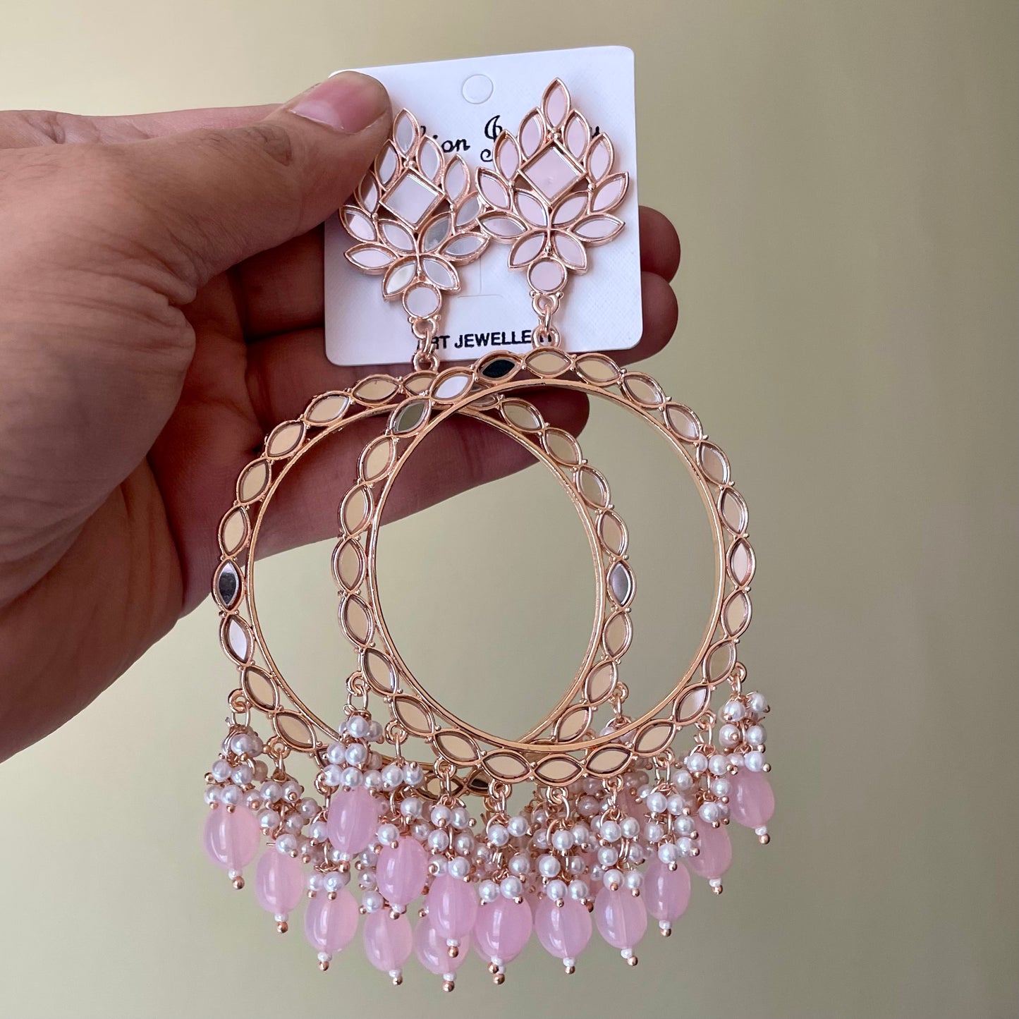 RSO - NEW Rose Gold Mirror Earring For Resin Art / Artist