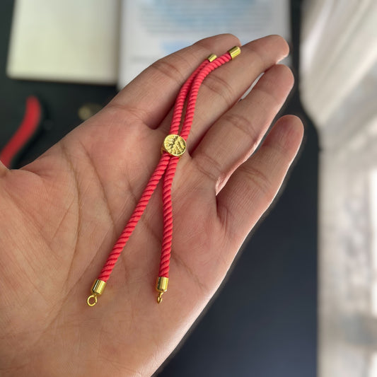 Tomato Red Rakhi Bracelet Thread (1pc)