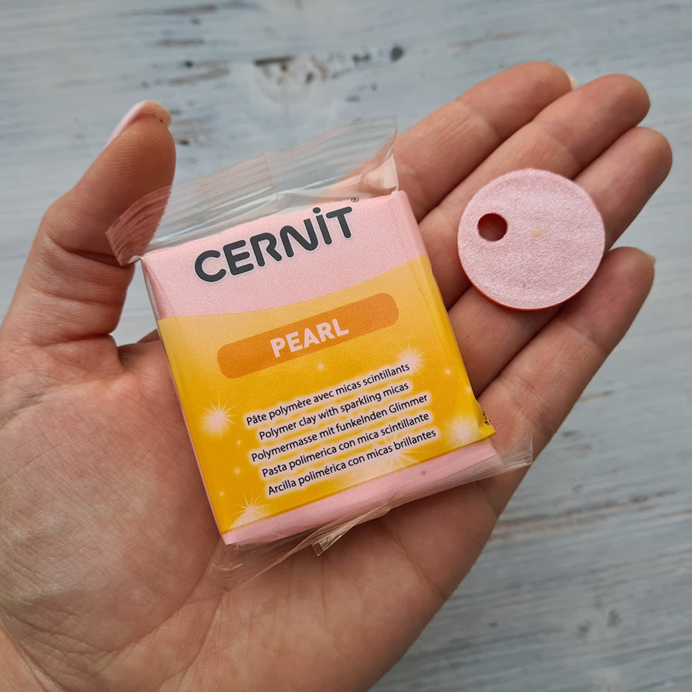 Cernit Pearl Pink - 56gms - ClartStudios - Polymer clay Jewellery