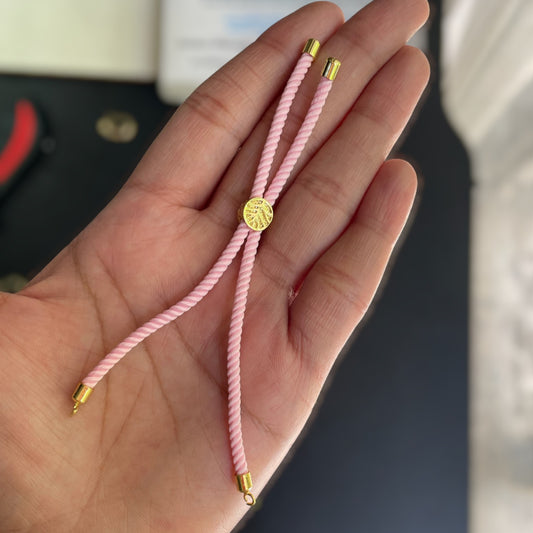 Baby Pink Rakhi Bracelet Thread (1pc)