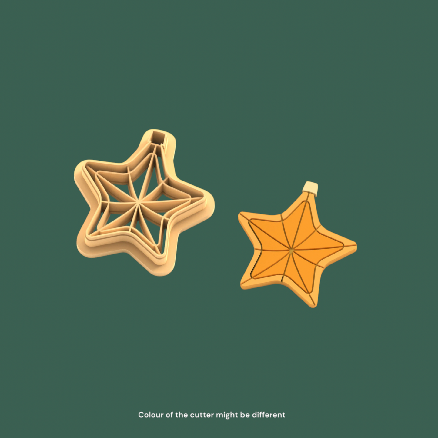 C010 - Star Ornament Christmas Theme Clay Cutters