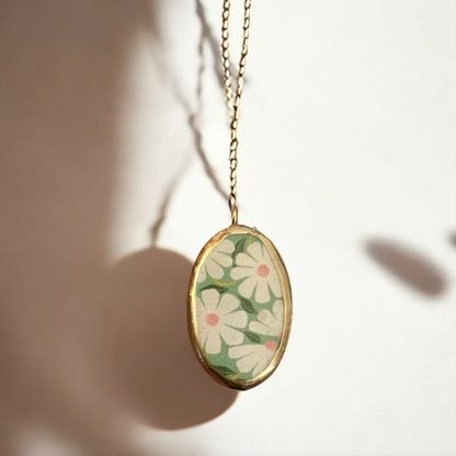 Flowers - Cold Porcelain Charms Pendant (Without Chain)