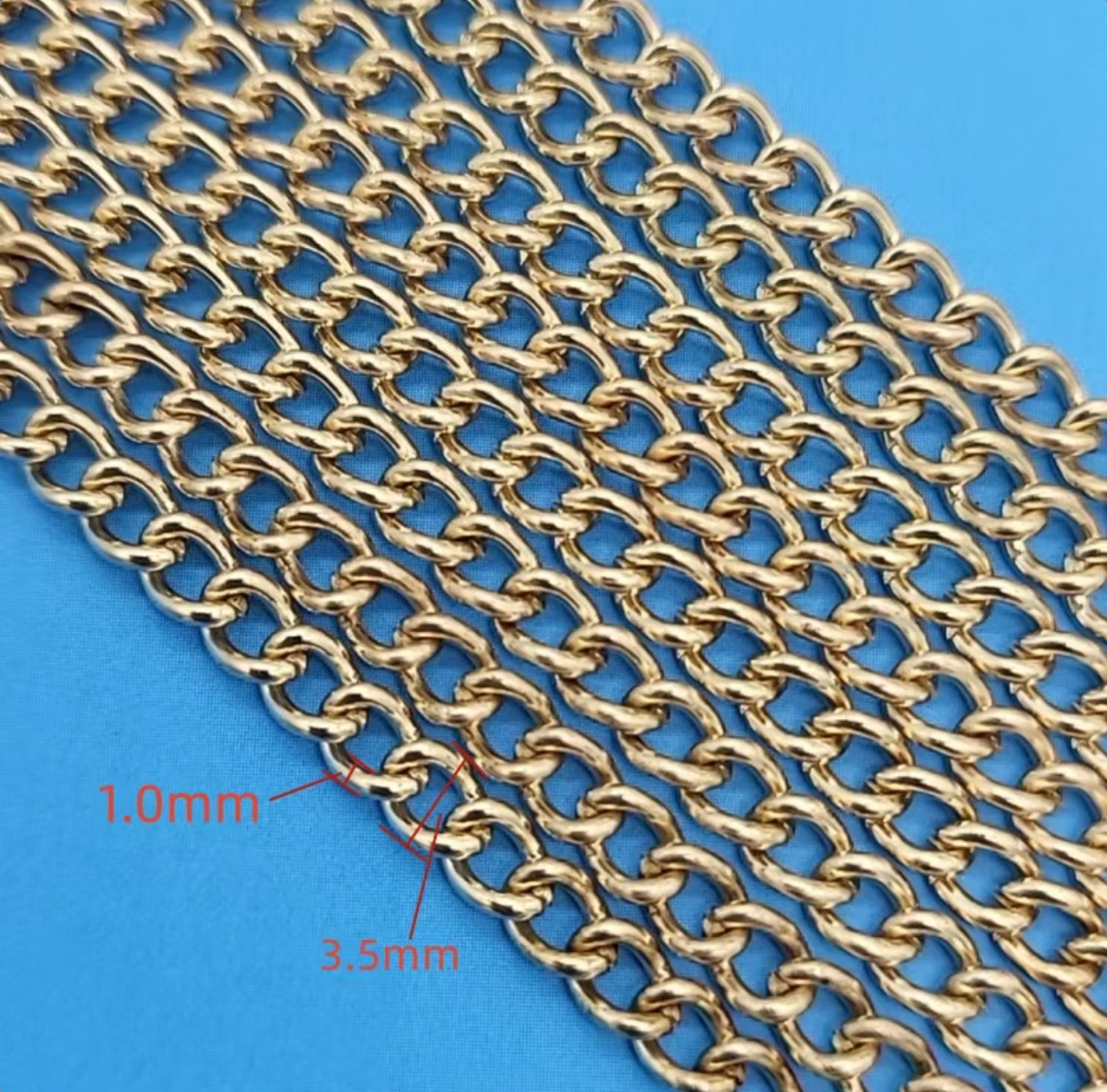 C15 - 2 meter Grind Chain / High Quality / Tarnish Resistant