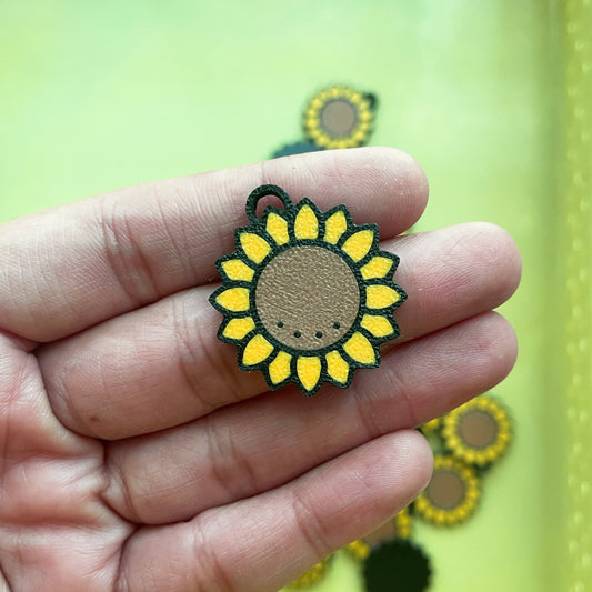 SunFlower - ClartStudios - Polymer clay Jewellery