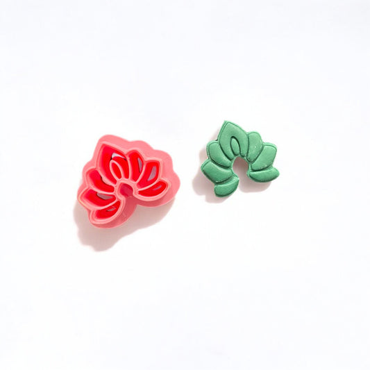 T012 - Flower Inspired Tribal Clay Cutter