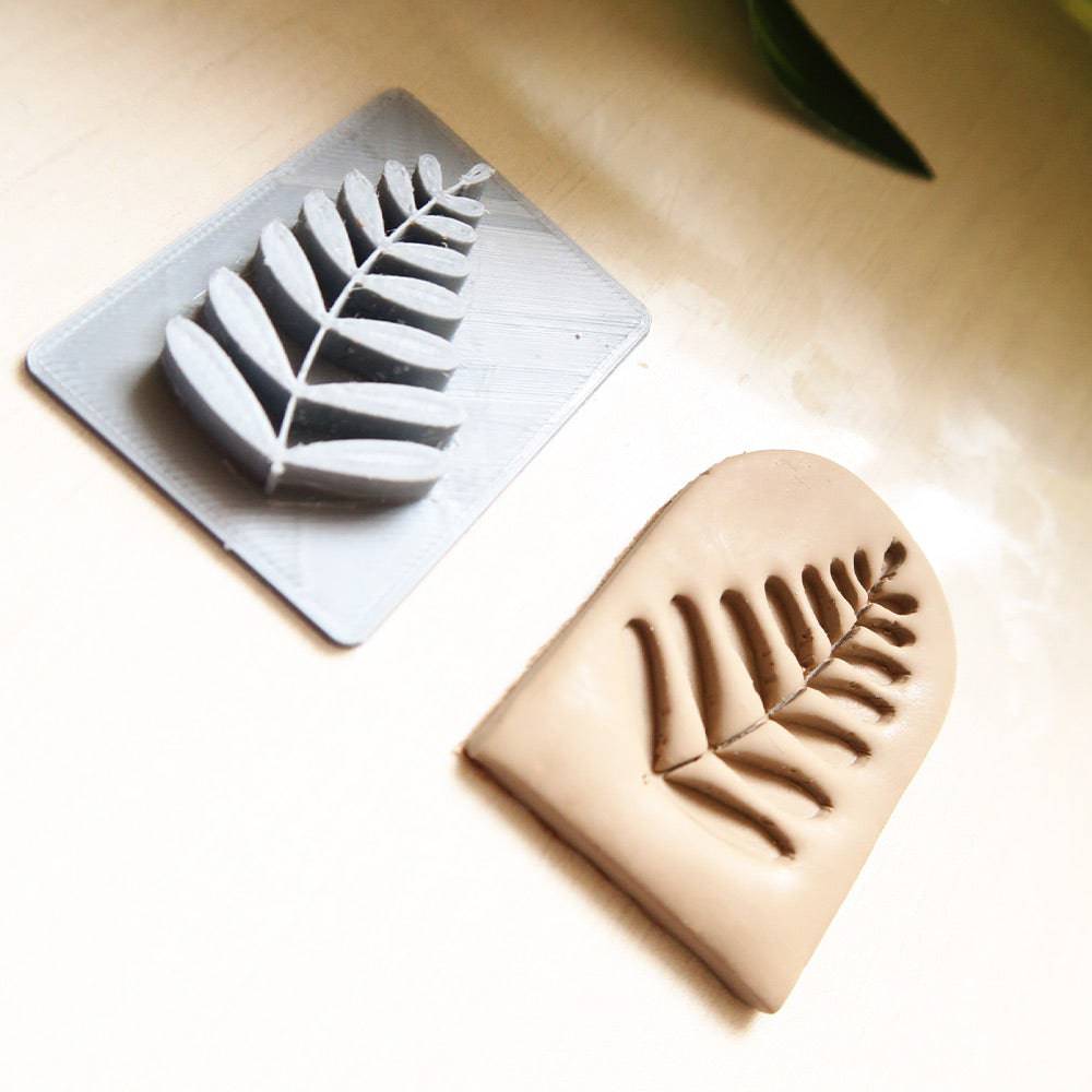 Leaf Stamp (2) - ClartStudios - Polymer clay Jewellery