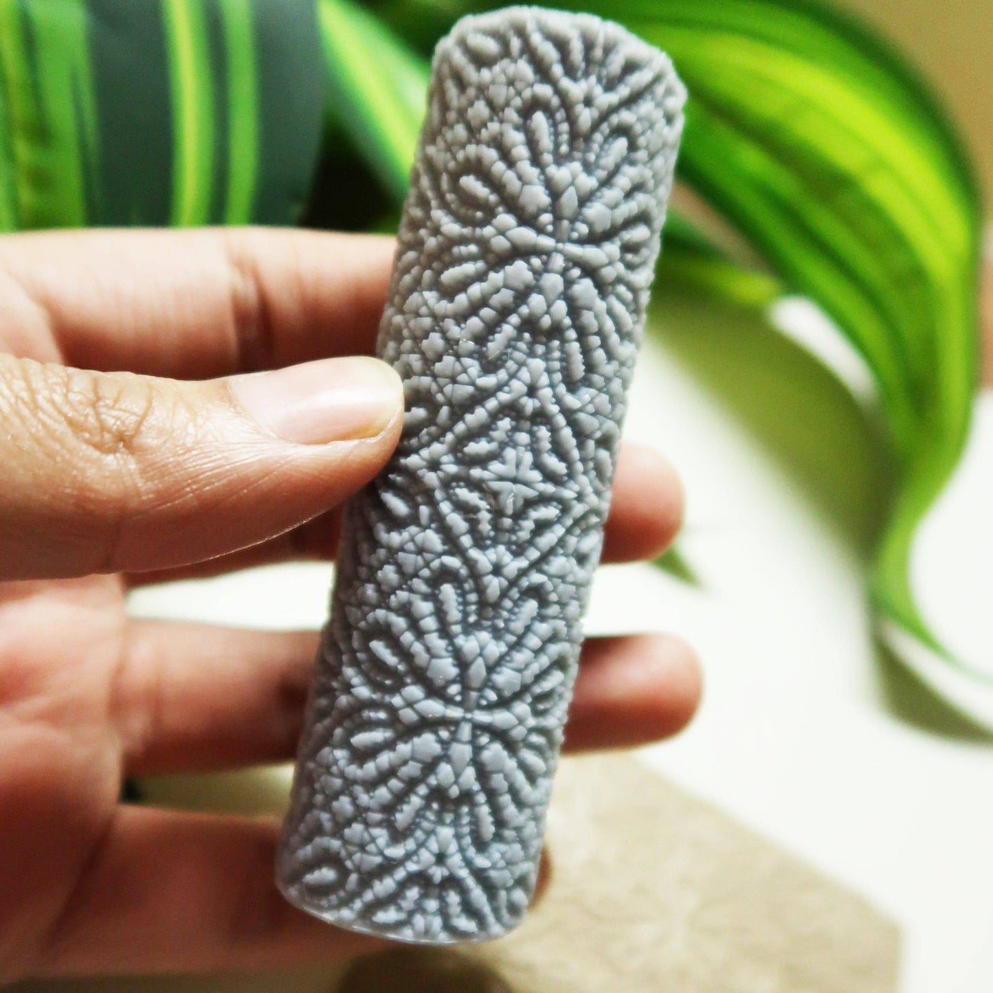 Fabric Floral Texture Roller - ClartStudios - Polymer clay Jewellery