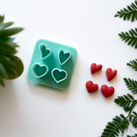 Mini Hearts - ClartStudios - Polymer clay Jewellery