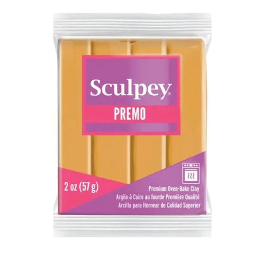 Premo Sculpey Polymer Clay 2oz Mustard - ClartStudios - Polymer clay Jewellery