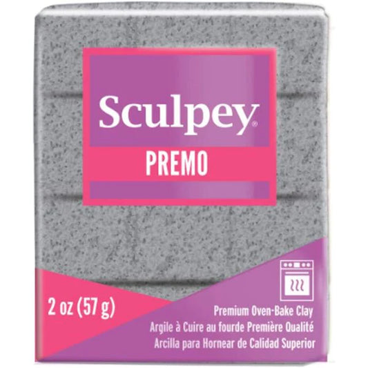 Premo Sculpey Accents Polymer Gray Granite - ClartStudios - Polymer clay Jewellery